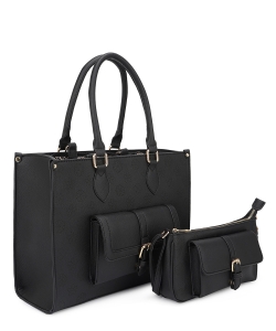 Fashion Handbag Set US-30688 BLACK